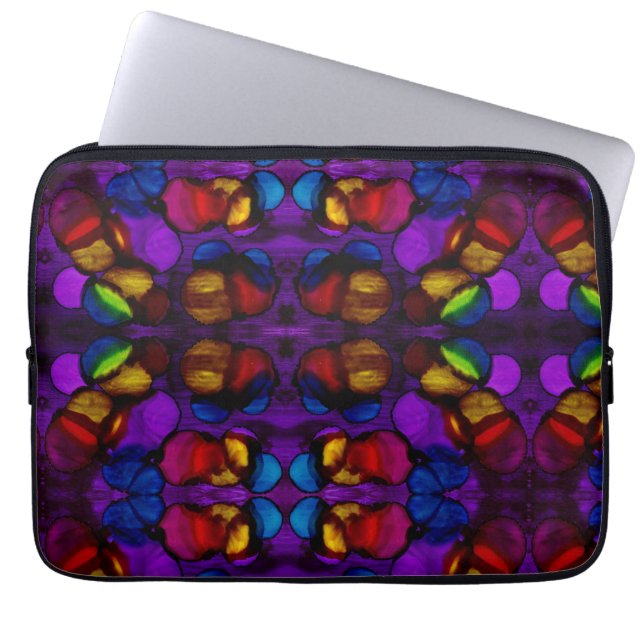 Capa Para Notebook Floração Elétrica (Frente)