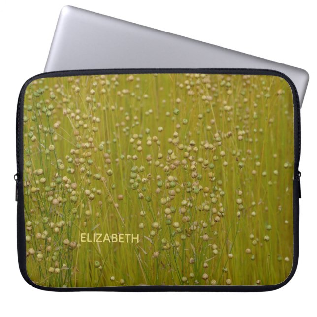 Capa Para Notebook Florais verdes multicoloridos personalizados (Frente)