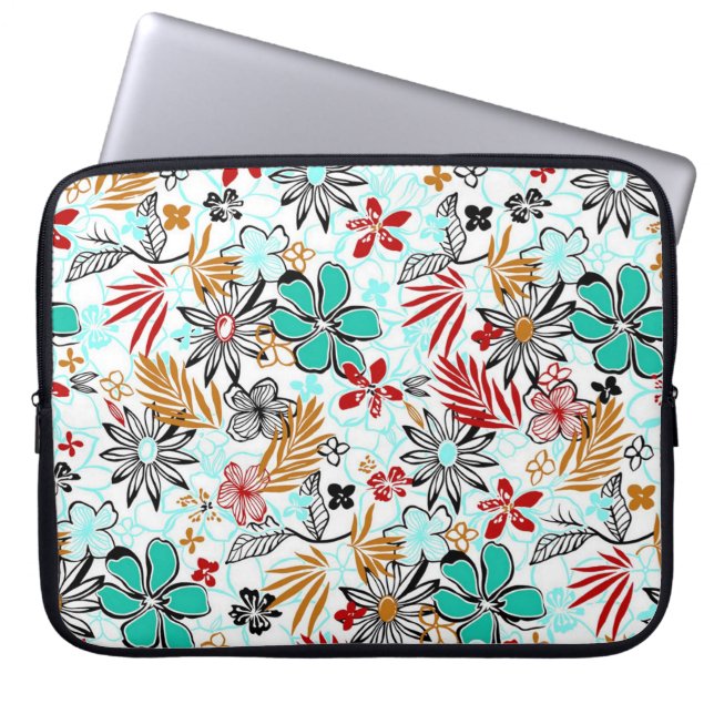 Capa Para Notebook Floral (Frente)