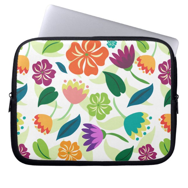 Capa Para Notebook Floral (Frente)
