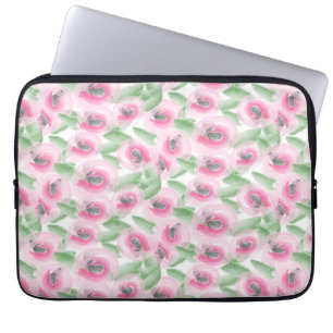 Capa Para Notebook Floral de Aquarela