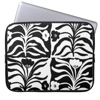 Capa Para Notebook Floral Desenho Da Mão: Abstrato da Vintagem