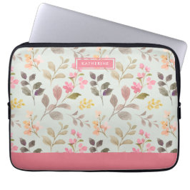 Capa Para Notebook Floral Elegance Boho Stylish Cute 