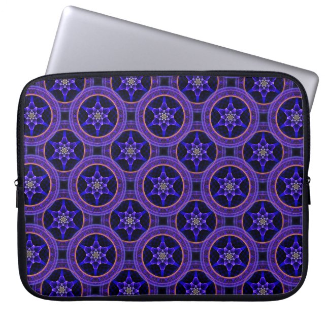 Capa Para Notebook Floral Modern Boho Elegant Abstract Pattern #505 (Frente)