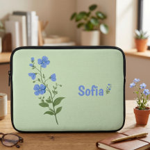 Floral moderno margarida azul feminino elegante es