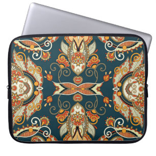 Capa Para Notebook Floral Paisley Bandanna: Ornamento Tradicional