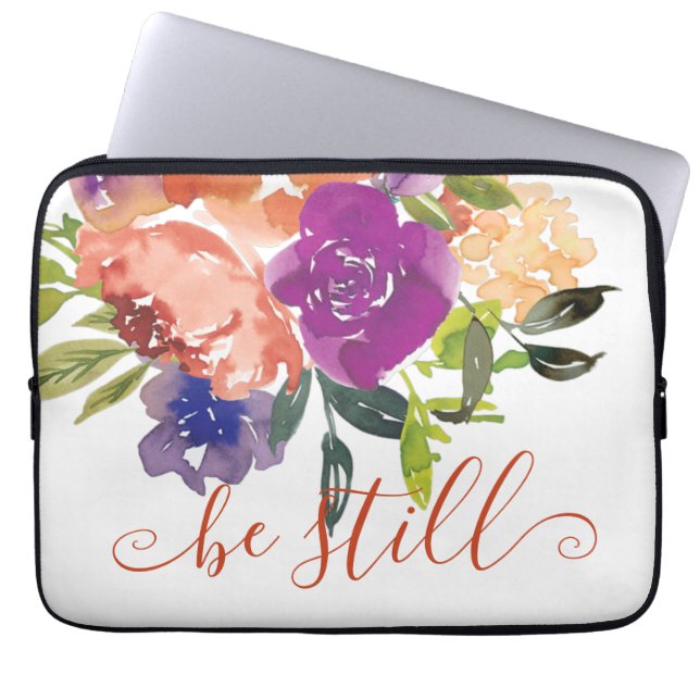 Capa Para Notebook Floral parado (Frente)