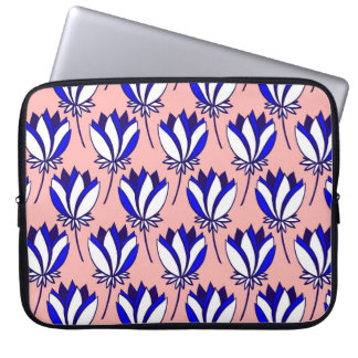 Capa Para Notebook Floral Simétrico: Padrão Colorido da Vintagem
