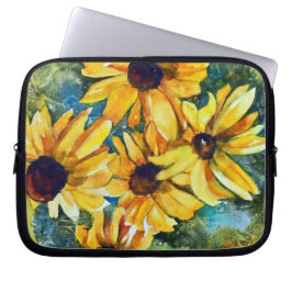 Capa Para Notebook Flores Amarelas