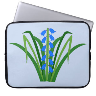 Capa Para Notebook Flores Bluebell Baby Menino Primavera