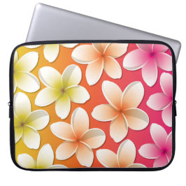 Capa Para Notebook Flores Brilhantes Frangipani/ Plumeria