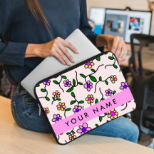 Flores Coloridas, Fundo Rosa, Rosa