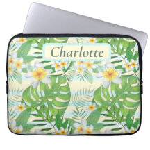 Flores da Ilha e Folhas de Monstera Personalizadas