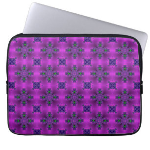 Capa Para Notebook Flores de Artdeco no Estilo Retroativo