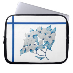 Capa Para Notebook Flores de Dogwood em uma Bolsa de laptop