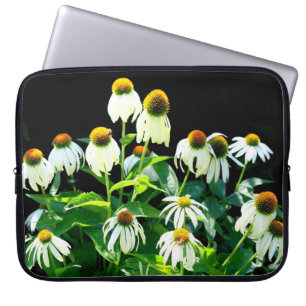 Capa Para Notebook Flores de Echinacea em caso de floração