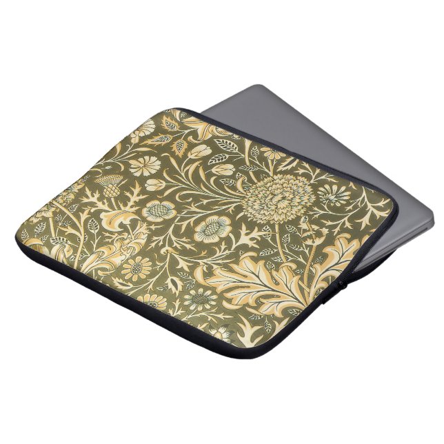 Capa Para Notebook Flores de Jardim Antigas Vitorianas William Morris (Frente Topo)