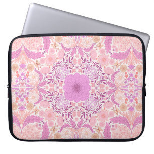 Capa Para Notebook Flores de jardim retrorreflectores a rosa