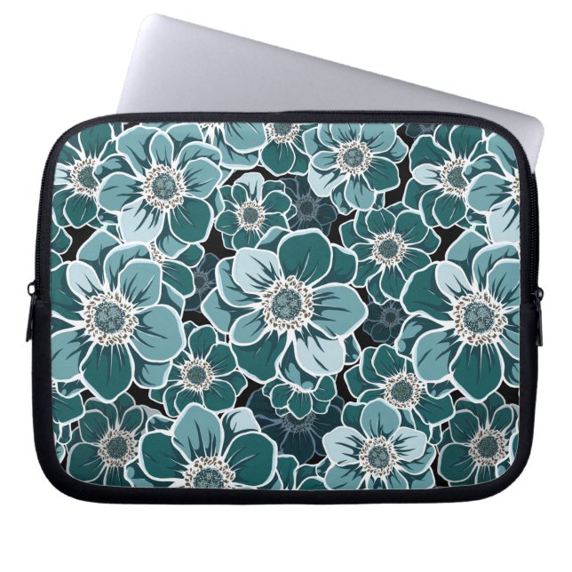 Capa Para Notebook Flores de Mandala (Frente)