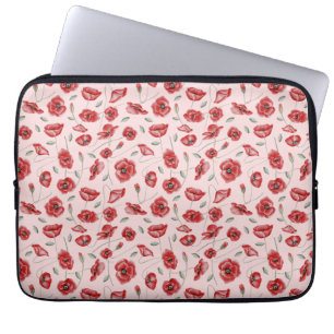 Capa Para Notebook Flores de Papoila
