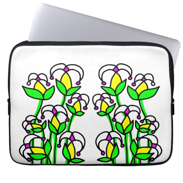 Capa Para Notebook Flores de Primavera Caprichosas 41 (Frente)