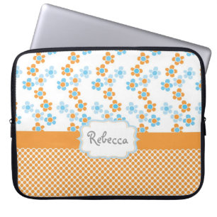 Capa Para Notebook Flores de verão ensolaradas bolsa de laptop amarel