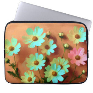 Capa Para Notebook Flores de Zinnia Elegans