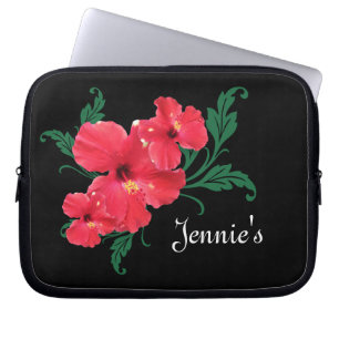 Capa Para Notebook Flores do hibiscus