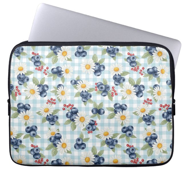 Capa Para Notebook Flores e Frutas (Frente)