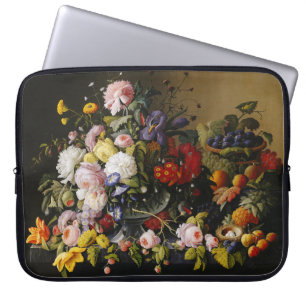 Capa Para Notebook Flores e Frutas de Vintage Stress Life
