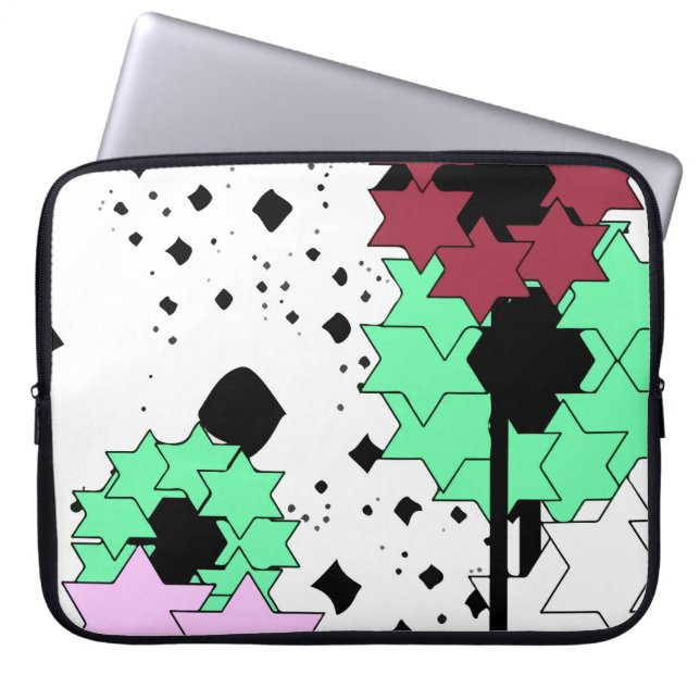 Capa Para Notebook Flores estelares (Frente)