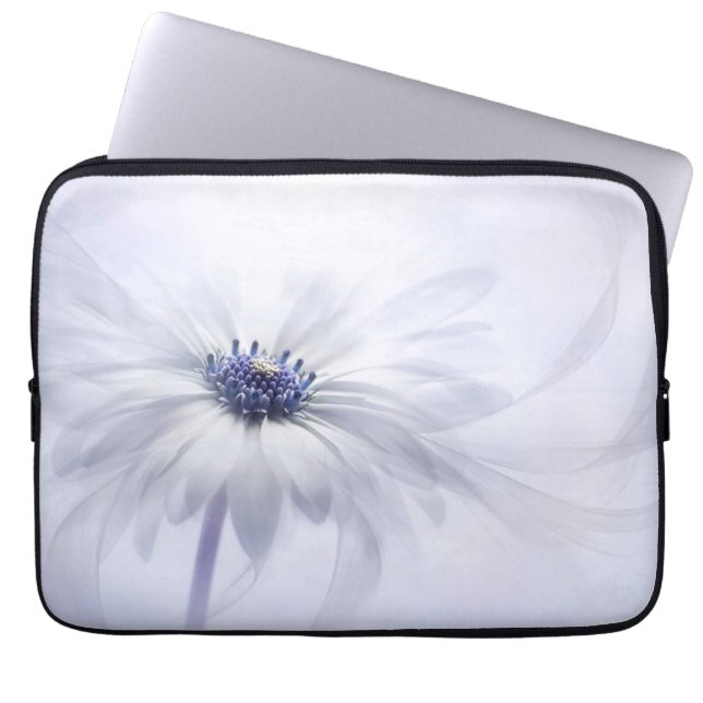Capa Para Notebook Flores | Flor pálida (Frente)