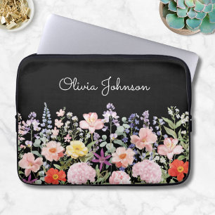 Capa Para Notebook Flores Florais Coloridas e Bonitas Jardim Personal
