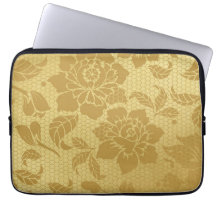 Flores Florais Elegante do Ouro Dourado Honeycomb