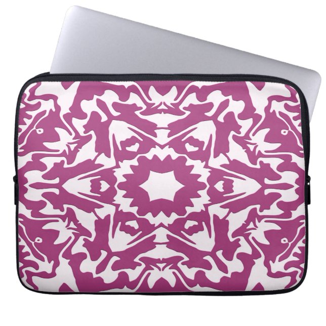Capa Para Notebook Flores & Gargulas.... (Frente)
