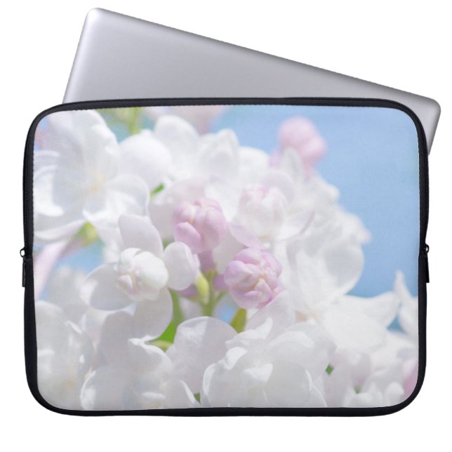Capa Para Notebook Flores Lilac (Frente)