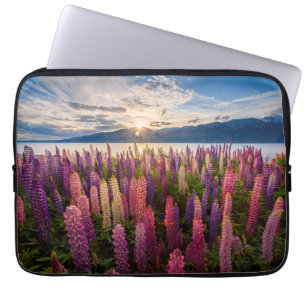 Capa Para Notebook Flores Lupinas Nova Zelândia
