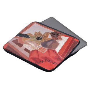 Capa Para Notebook Flores numa Mesa por Juan Gris, Cubismo Vintage