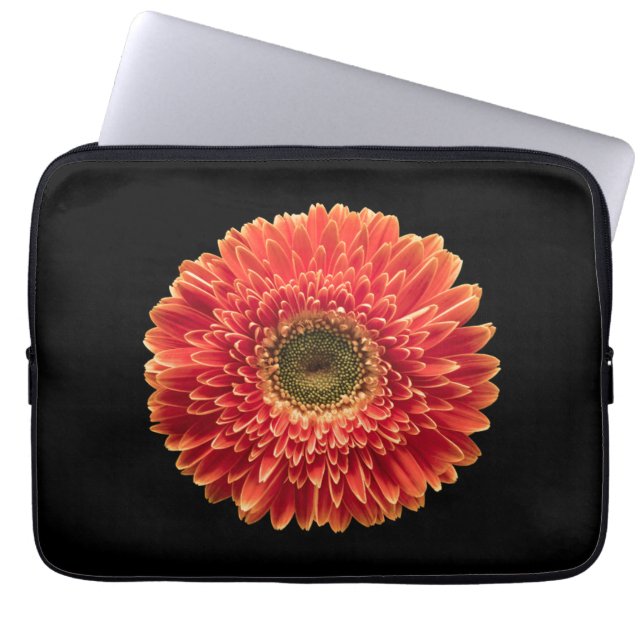 Capa Para Notebook Flores | Orange Gerbera Daisy (Frente)