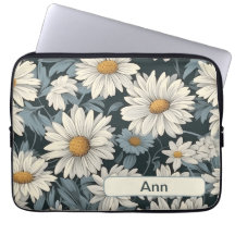 Flores Retro 11 bolsa de laptop