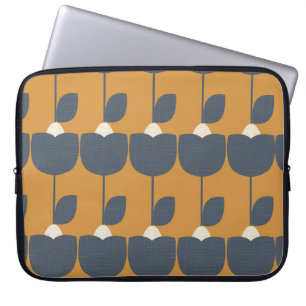 Capa Para Notebook Flores Retro Modernas: Geométrica Escandinava.