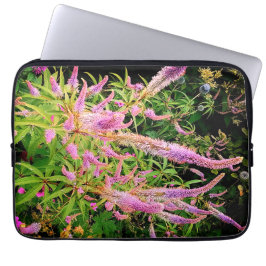Capa Para Notebook Flores roxas