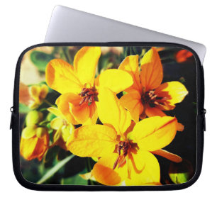Capa Para Notebook Flores Vibrantes 