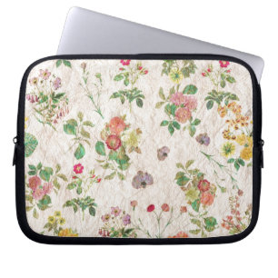 Capa Para Notebook Flores Vintage