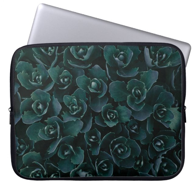 Capa Para Notebook FLORESTA DA PETAL DE cinza EM BLOOM (Frente)
