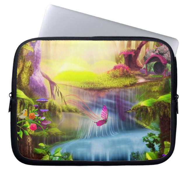 Capa Para Notebook Floresta de Fantasia (Frente)