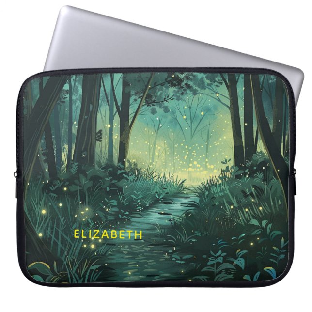Capa Para Notebook Floresta de Luz Fada Personalizada (Frente)