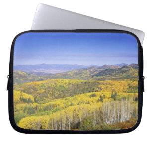 Capa Para Notebook Floresta Nacional Routt no outono, perto