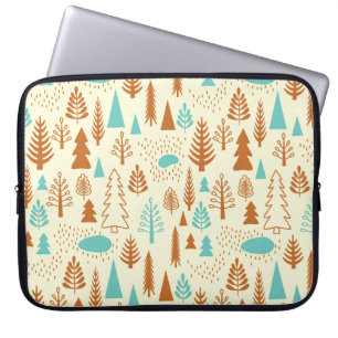 Capa Para Notebook Floresta Vintage: Padrão Natural do Eterno.