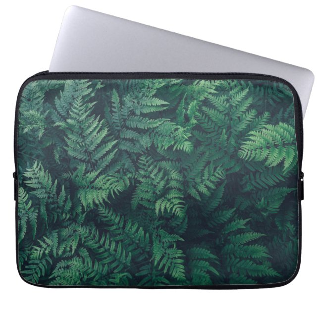 Capa Para Notebook Florestas | Ferns De Madeira (Frente)
